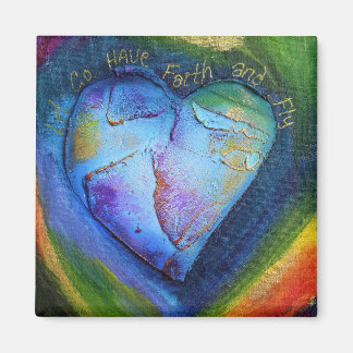 Faith Magnet blue