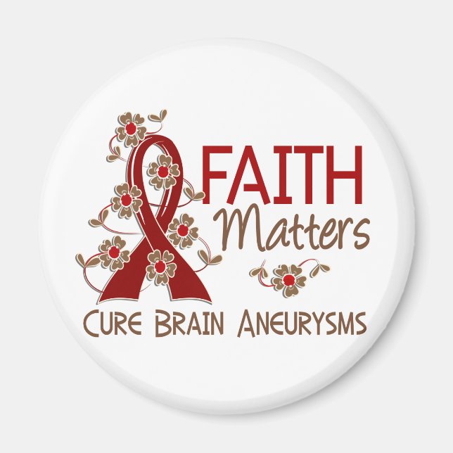 Faith Matters 3 Brain Aneurysm Magnet (Framsidan)