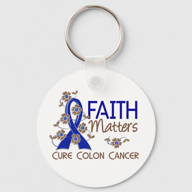 Faith Matters 3 Colon Cancer Nyckelring (Framsida)