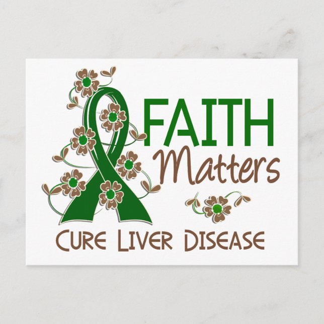 Faith Matters 3 Liver Disease Vykort (Framsida)