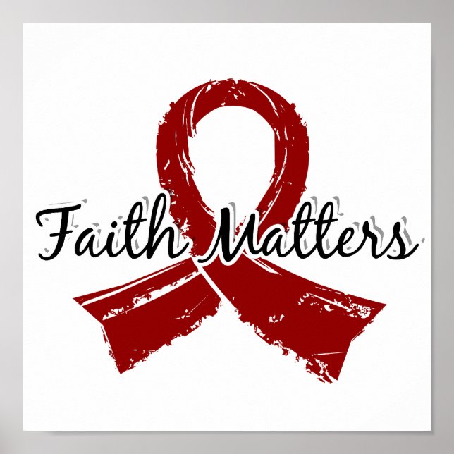 Faith Matters 5 Många Myeloma Poster (Framsidan)