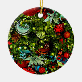 Faith Matthew Poinsettia Ornament