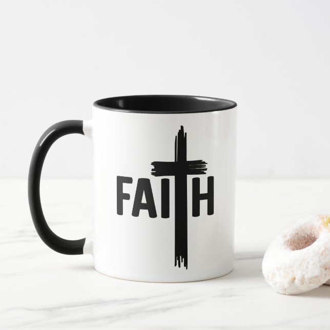 Faith med Kor Mugg (Med munk)