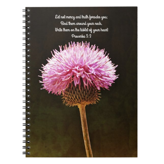 Faith Mercy Truth Bible Verse Prayer Journal Anteckningsbok (Framsidan)