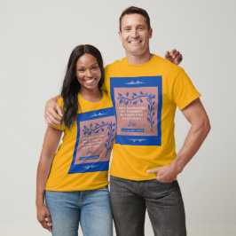 Faith Message 1 Cor 16:13-14 - Kortärmad Guld T Shirt