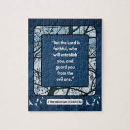 Faith Message - Bible Verse - 2 Thessaloniki 3:3 Pussel