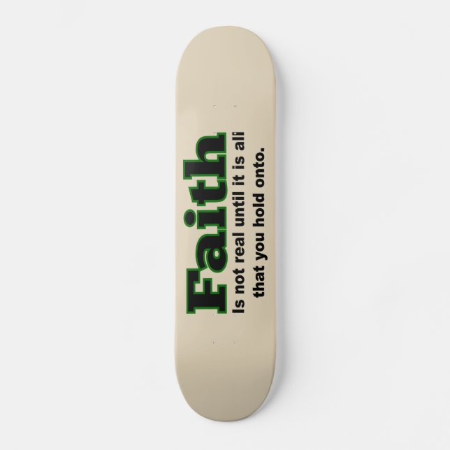 Faith Mini Skateboard Bräda 18,5 Cm (Framsida)