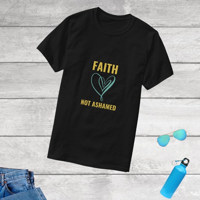 Faith Not Ashamed of the Gospel T Shirt (Skapare uppladdad)
