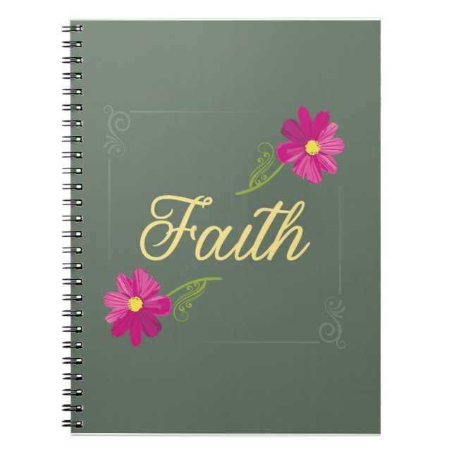 Faith Notebook Anteckningsbok (Framsidan)