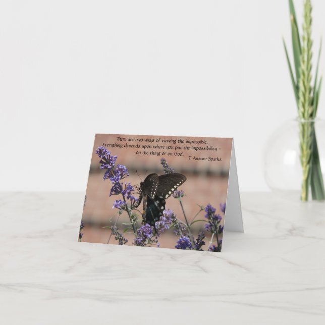 Faith? Notecard Kort (Framsida)