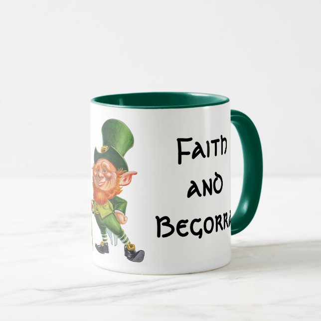 FAITH OCH BEGORRA, ST. PATRICKS mugg (Framsida höger)