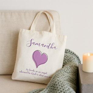 Faith och Kärlek Christian Heart Tygkasse