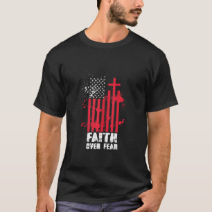 Faith of Fear American Flagga Kor Priest T Shirt