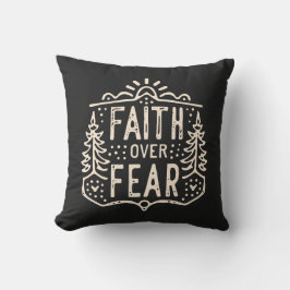 Faith on Fruit Christian Girl Aestthetic Kudde