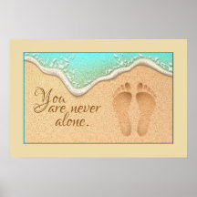 Faith One Set Footprint in the Sand