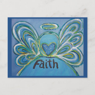 Faith Ord inspirational Angel-vykort Vykort