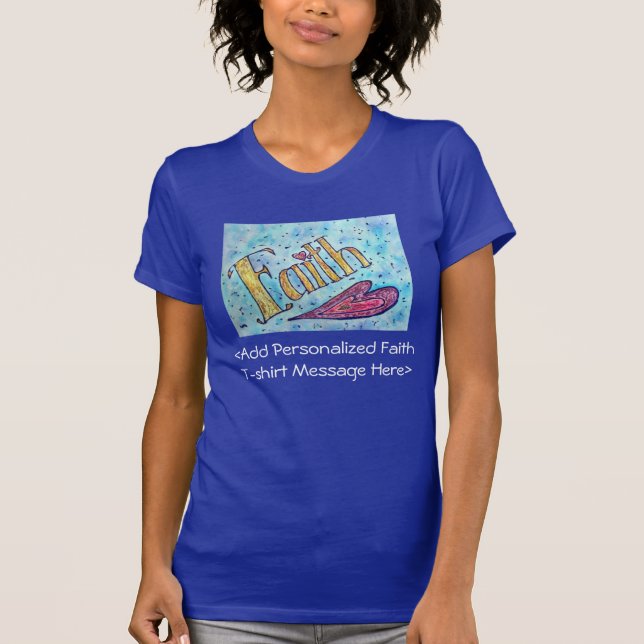 Faith Ord inspirational Customized Shirts Tröja (Framsida)