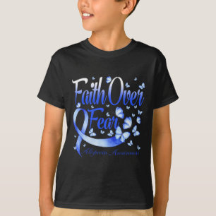 Faith over Fear Alopecia Awareness Butterfly T Shirt