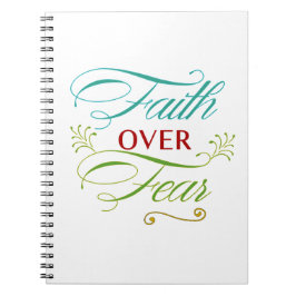 Faith over Fear Anteckningsbok