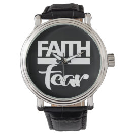 Faith over Fear Armbandsur
