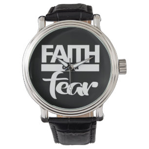 Faith over Fear Armbandsur