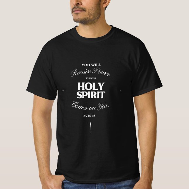 Faith Over Fear - Bible Verse Tee (Framsida)