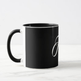 Faith over Fear Black Mugg