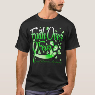 Faith over Fear Bone Marrow Awareness Butterfly T Shirt