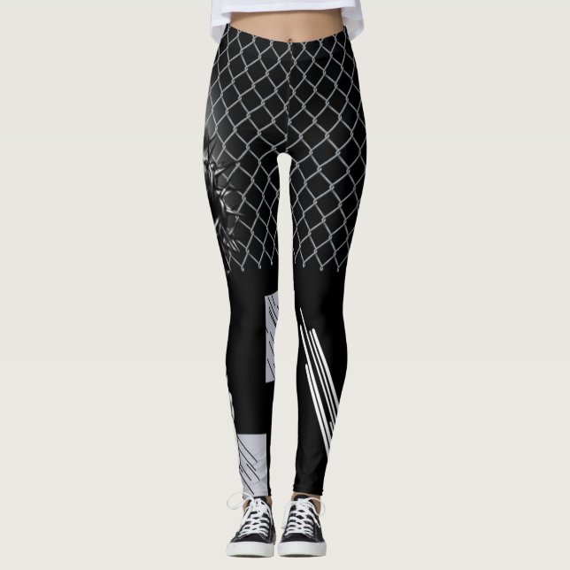 Faith over Fear - Divine Strength Leggings (Framsida)