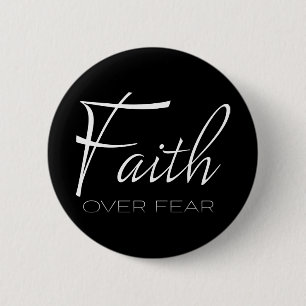Faith over Fear Encouragement in White Knapp