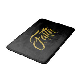 Faith over Fear Guld and Black Badrumsmatta
