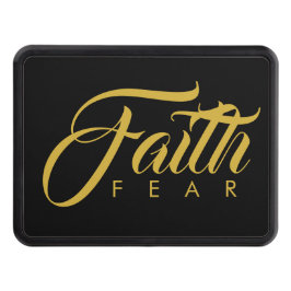 Faith over Fear Guld and Black Dragkroksskydd