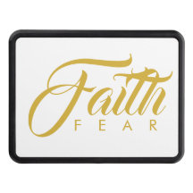 Faith over Fear Guld and White