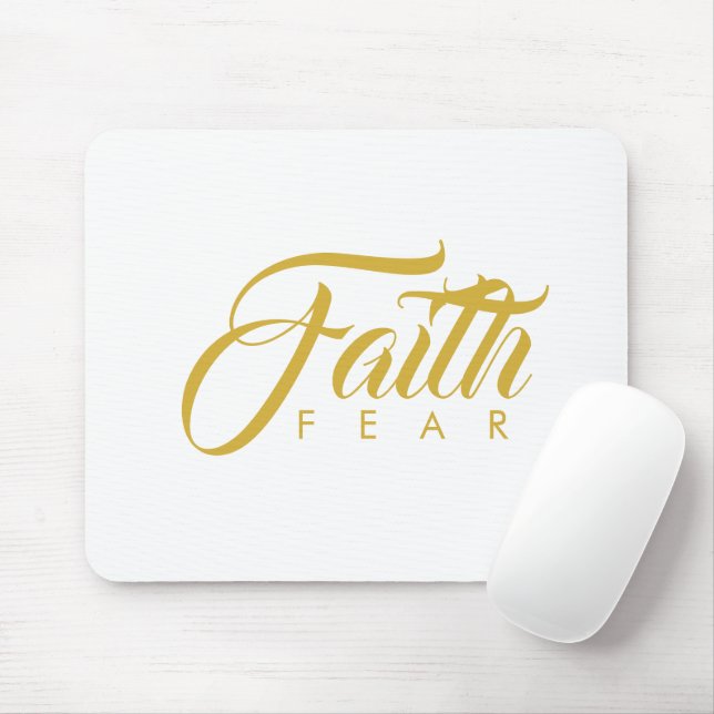 Faith over Fear Guld and White Musmatta (Med mus)
