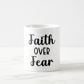Faith over Fear Kaffemugg