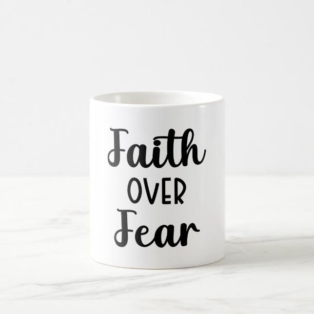 Faith over Fear Kaffemugg (Center)