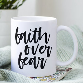 Faith over Fear Kaffemugg