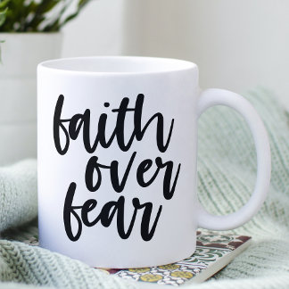 Faith over Fear Kaffemugg