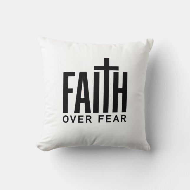 Faith over Fear Kudde (Framsida)
