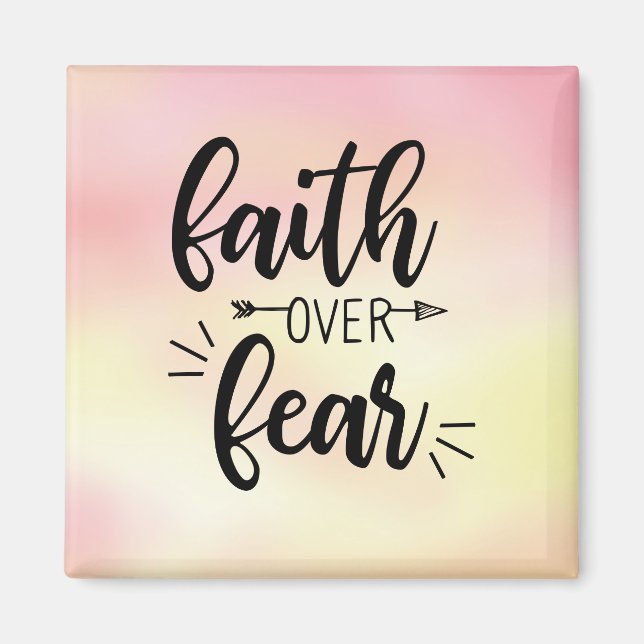 Faith over Fear Magnet (Framsidan)