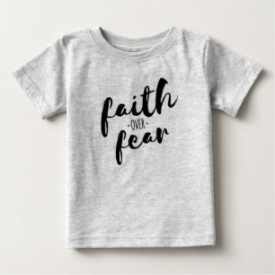 Faith over Fear Modern Christian T Shirt