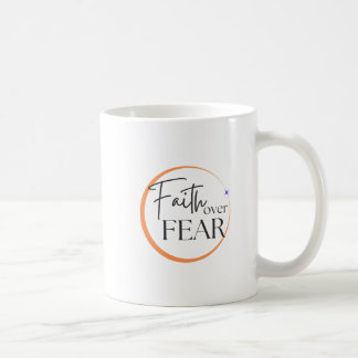 Faith over Fear Mugg - inspiration Christian Coff