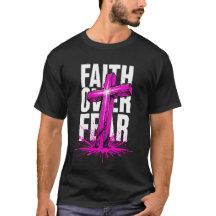 Faith over Fear Neon Kor Graphic T-Shirt