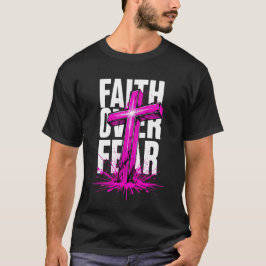 Faith over Fear Neon Kor Graphic T-Shirt