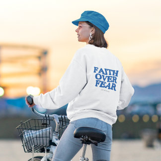 Faith over Fear Påstående T Shirt