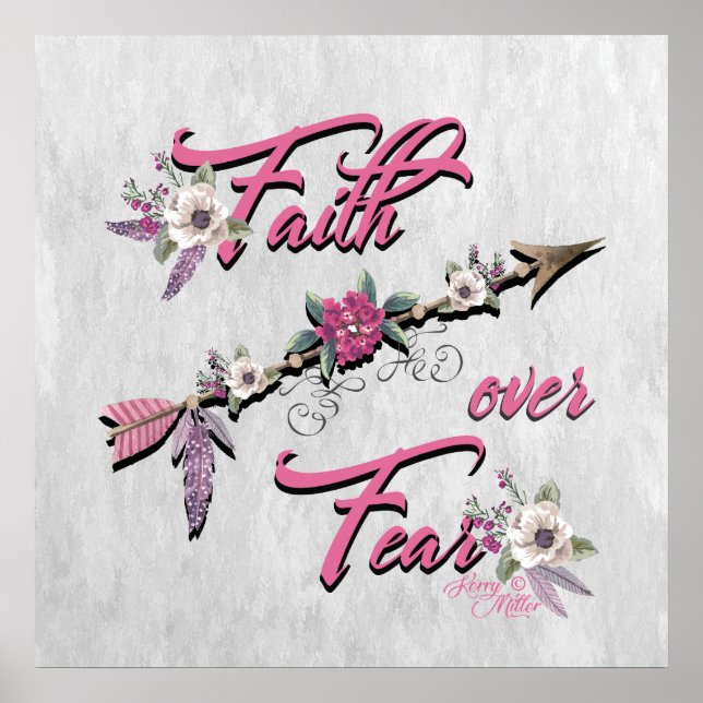Faith over Fear Poster (Framsidan)