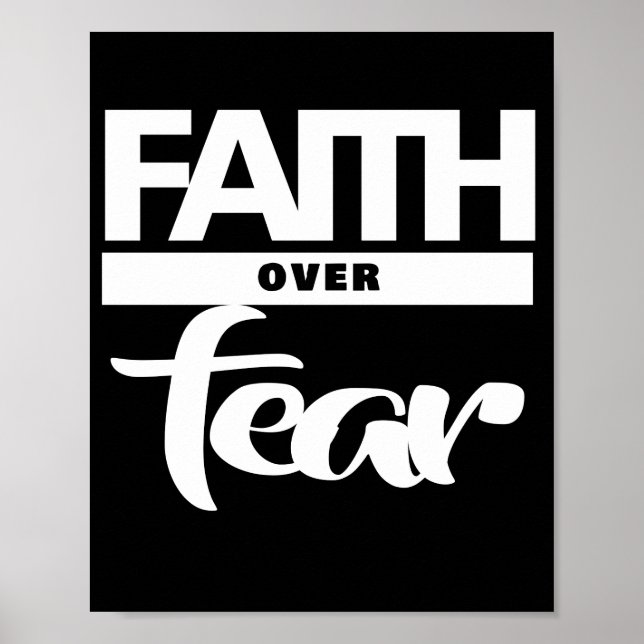 Faith over Fear Poster (Framsidan)