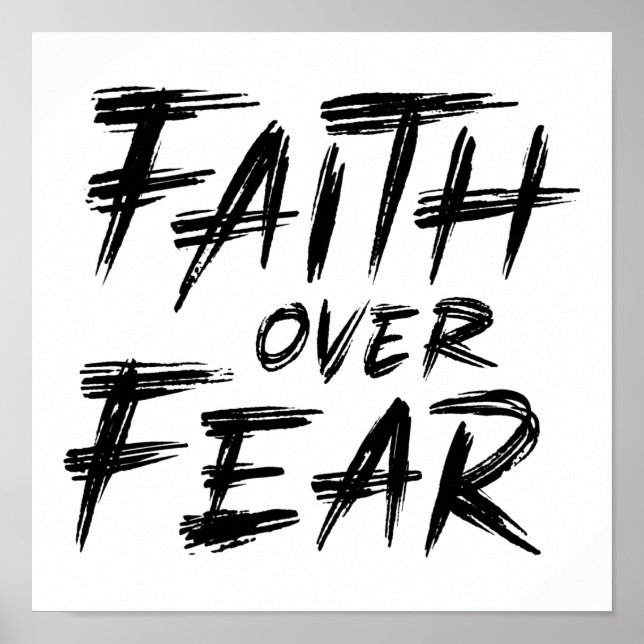 Faith over Fear Poster (Framsidan)