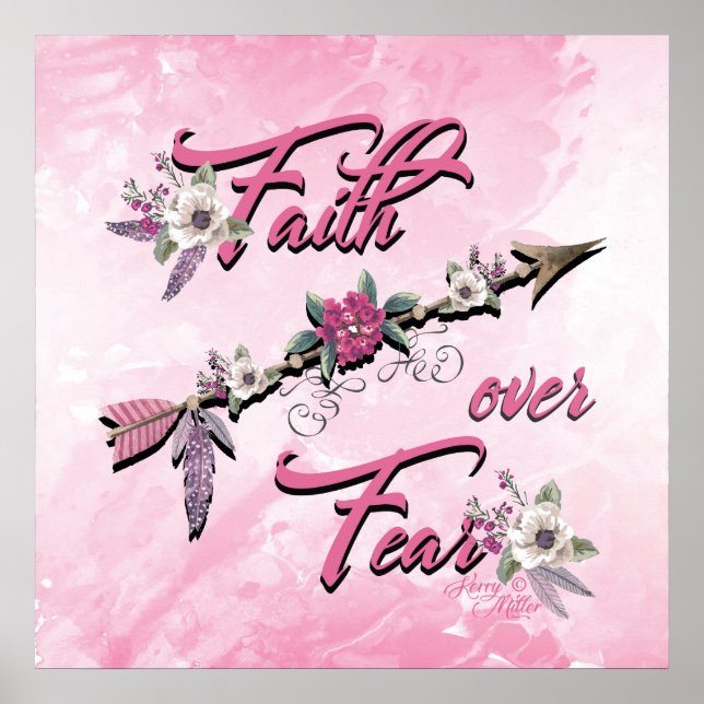 Faith over Fear Poster (Framsidan)