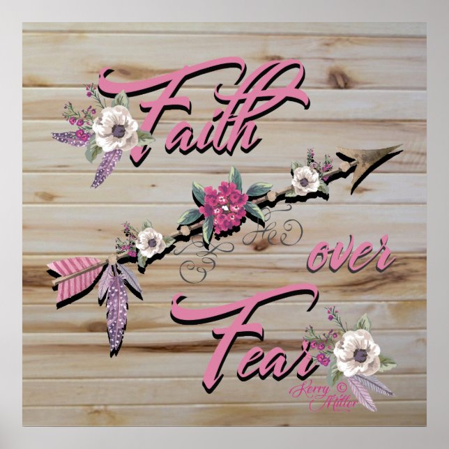 Faith over Fear Poster (Framsidan)